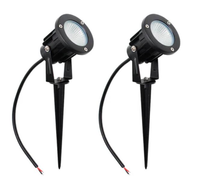 (image for) 8W Warm White LED Landscape Lights 12V Waterproof Garden Pathway Lights Outdoor Spotlights